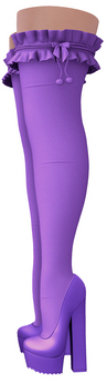 Second Life Marketplace - Limited Addiction - Rissa Socks/Heels - Purple